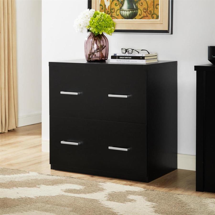 Ameriwood Home Eastway Lateral File Cabinet Black Oak In The File Cabinets Department At Lowes Com