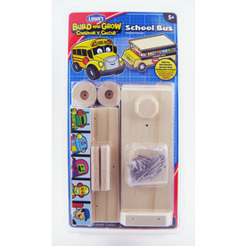 Build and Grow Kid's Beginner Build and Grow School Bus Project Kit