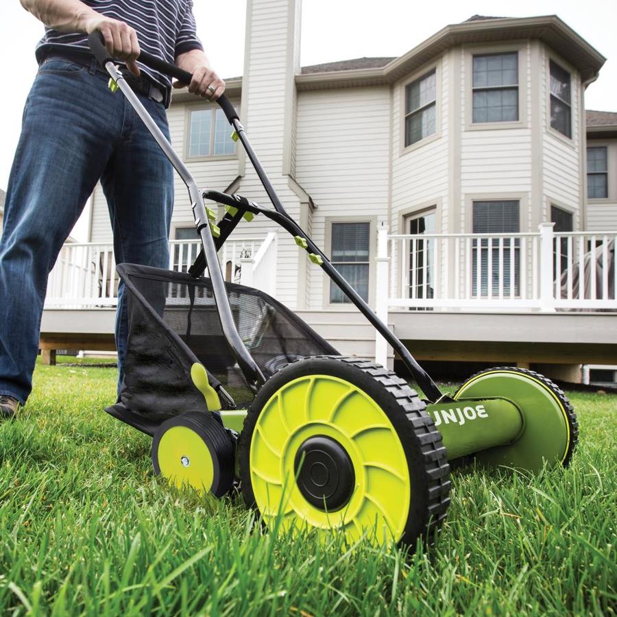 sun joe 18 inch reel mower