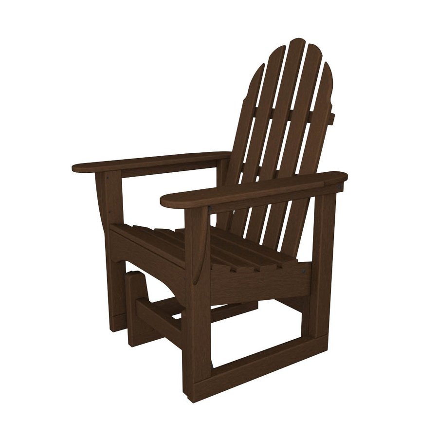 Mahogany Recycled Plastic Casual Adirondack Chair at Lowes.com