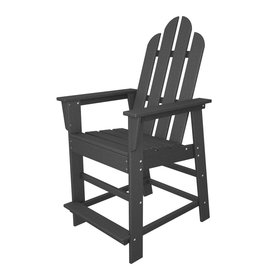  Slate Grey Recycled Plastic Casual Adirondack Chair at Lowes.com