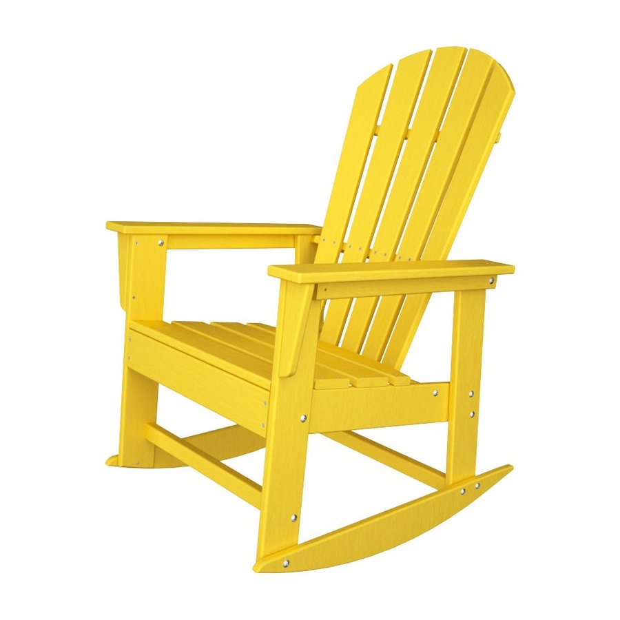  Lemon Recycled Plastic Rocking Casual Adirondack Chair at Lowes.com