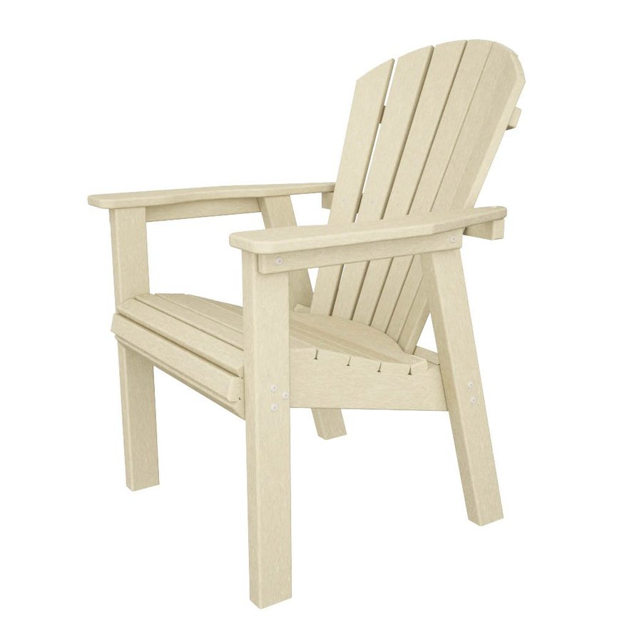 ... Seashell Sand Recycled Plastic Casual Adirondack Chair at Lowes.com