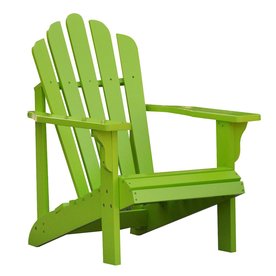  Shine Company 1 Westport Lime Green Cedar Traditional Adirondack Chair