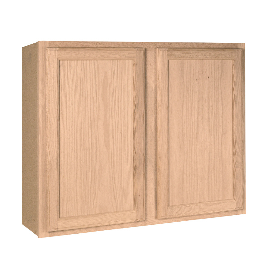 Shop Project Source 36-in W x 30-in H x 12-in D Unfinished Brown Oak