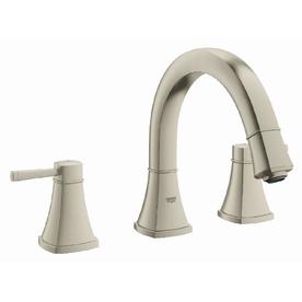 EAN 4005176930867 product image for GROHE Grandera Brushed Nickel Infinity 2-Handle Fixed Deck Mount Tub Faucet | upcitemdb.com