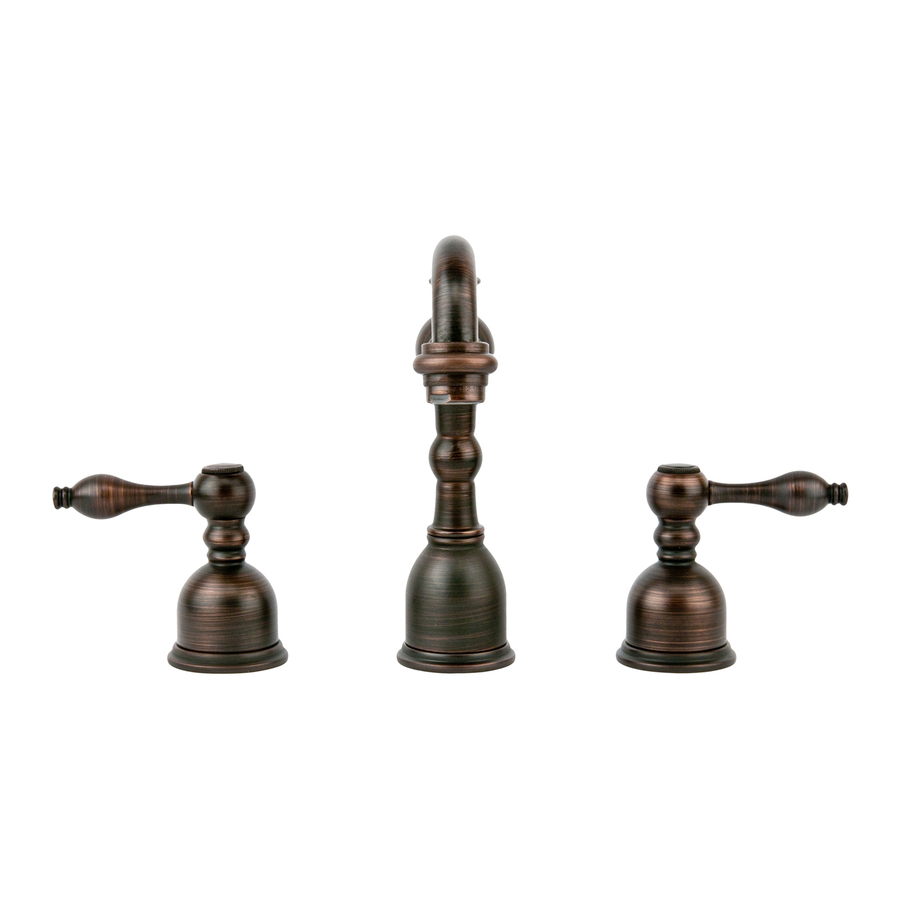 ... -Rubbed Bronze 2-Handle Widespread Bathroom Sink Faucet at Lowes.com