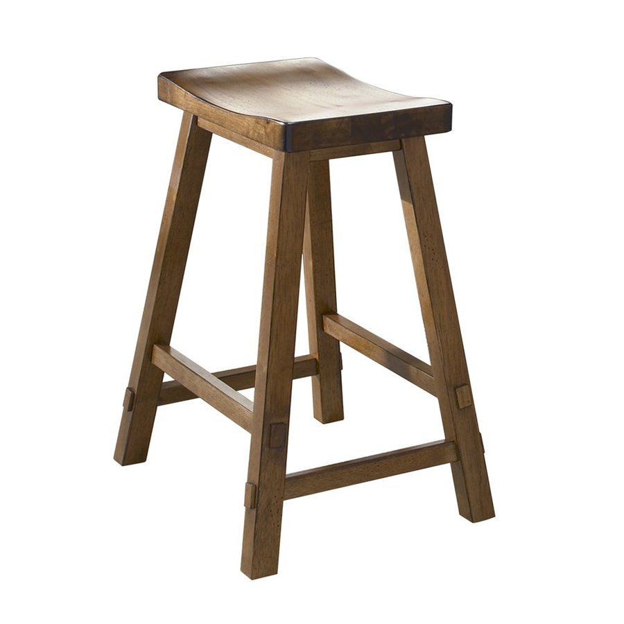 Shop Liberty Furniture Creations II Tobacco 30-in Bar Stool at Lowes 