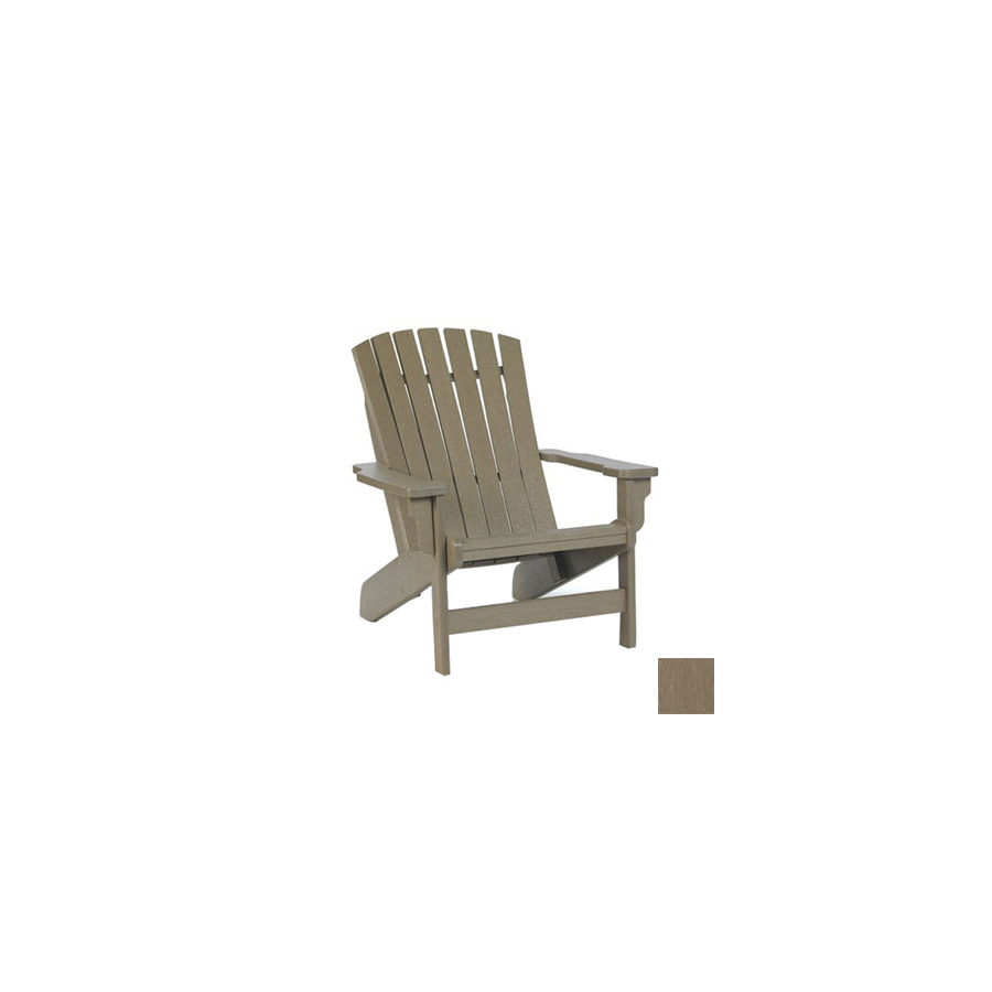  in siesta furniture westport weathered wood plastic adirondack chair