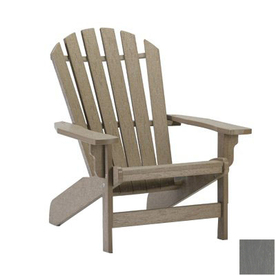Home Siesta Furniture Windsor Slate Gray Plastic Adirondack Chair