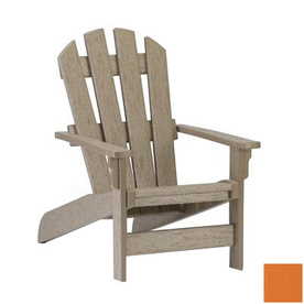 Siesta Furniture Simply Siesta Orange Peel Plastic Adirondack Chair