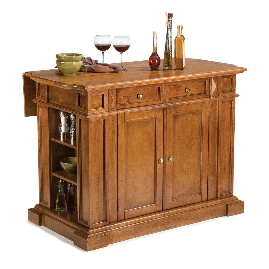 ... 48-in L x 25-in W x 36-in H Cottage Oak Kitchen Island at Lowes.com