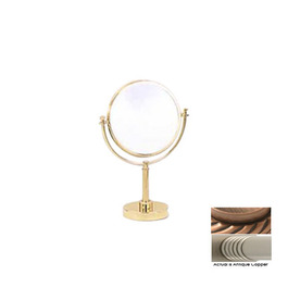 ... Brass Copper Brass Magnifying Countertop Vanity Mirror at Lowes.com