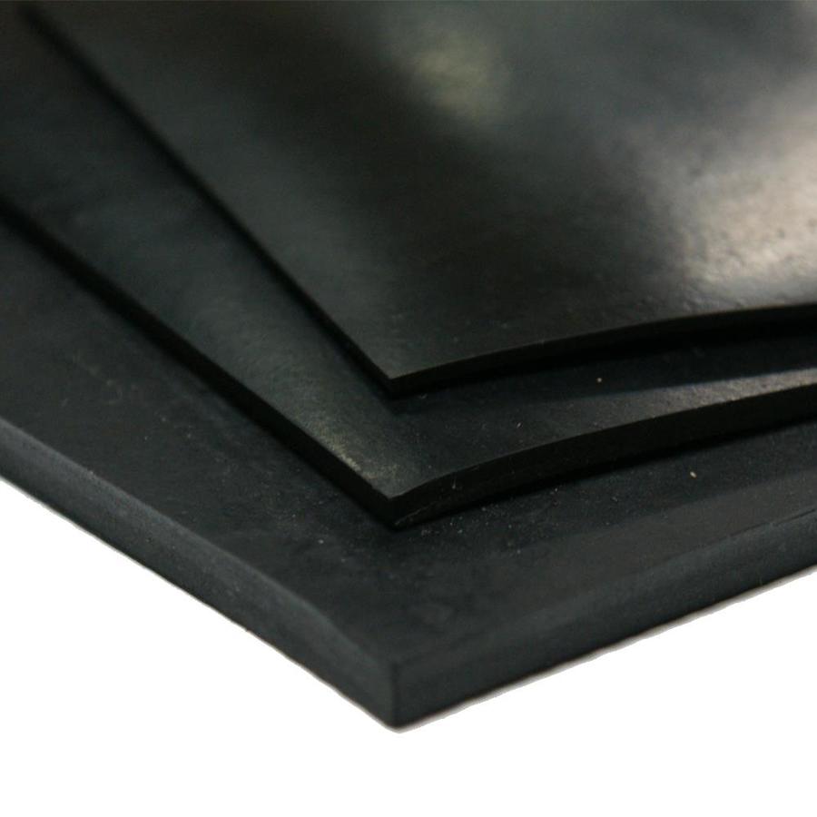 36 Length 0.062 Thickness 6 Width 70A Durometer Smooth Finish 33-P007-062-006-036 General Purpose Rubber Black Adhesive Backed