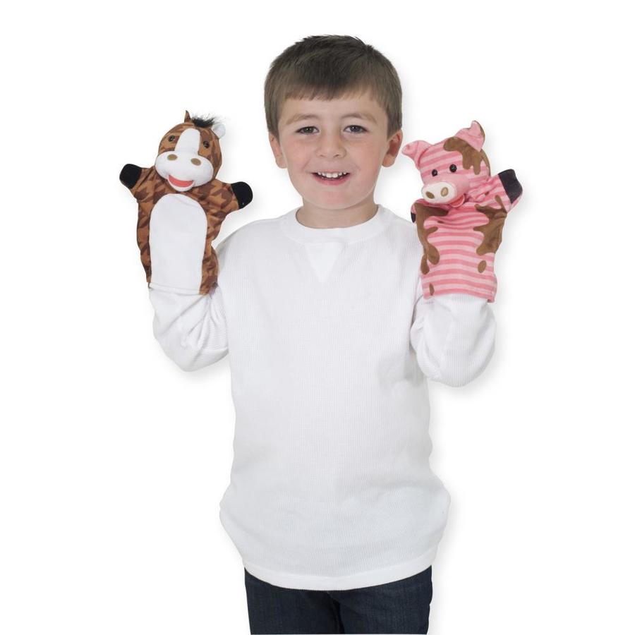 melissa and doug farm friends hand puppets