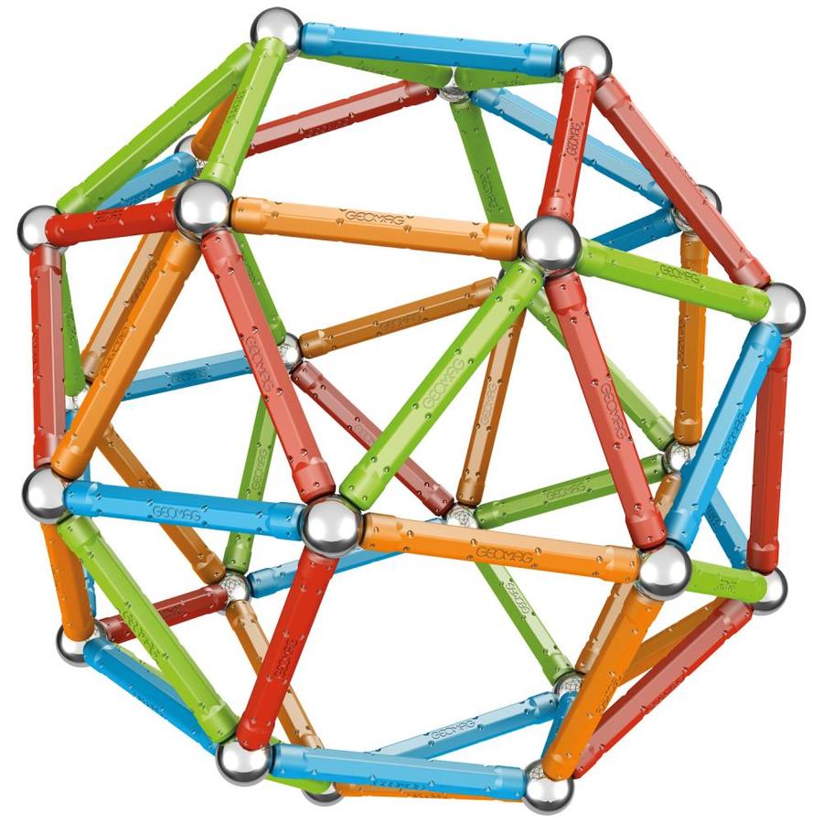 Geomag Confetti Magnetic Buildings and Educational Games with 68 Pieces