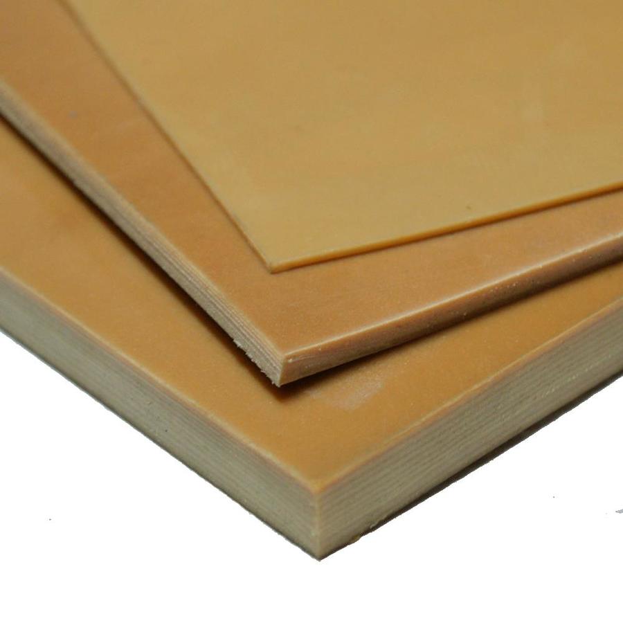 No Backing 40A Durometer 12 Length 12 Width 0.062 Thickness Smooth Finish Tan 33-014-062-012-012 Pure Gum Rubber