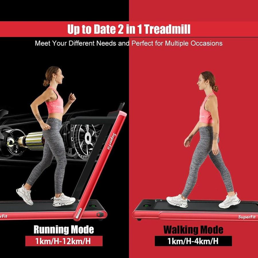 superfit 2.25 hp folding treadmill running machine