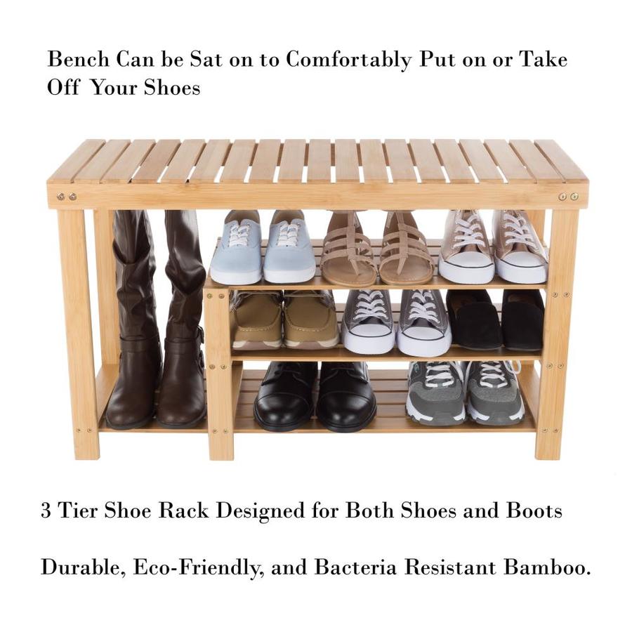 boot and shoe storage bench