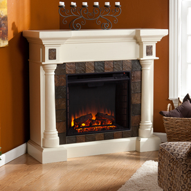 REAL FLAME CHATEAU 41 IN. CORNER ELECTRIC FIREPLACE IN