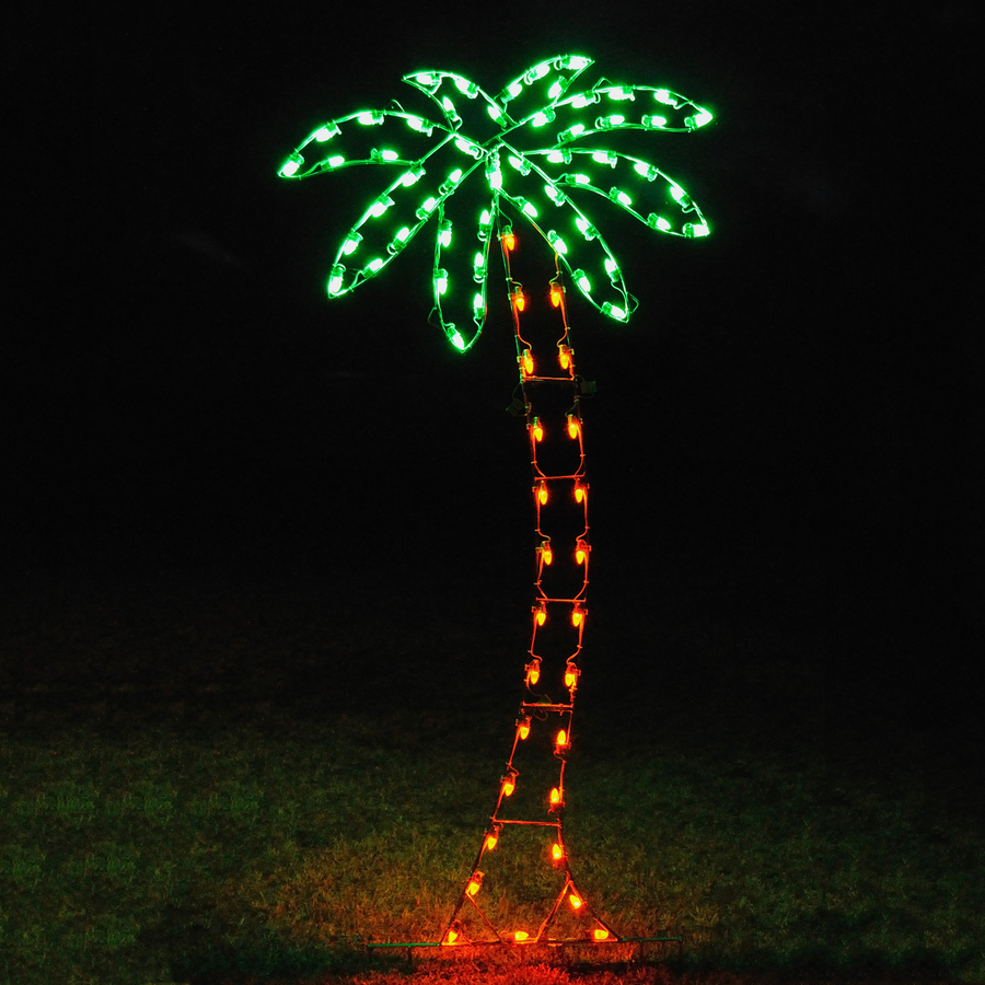 Shop Holiday Lighting Specialists 8.83-ft Palm Tree Outdoor Christmas ...