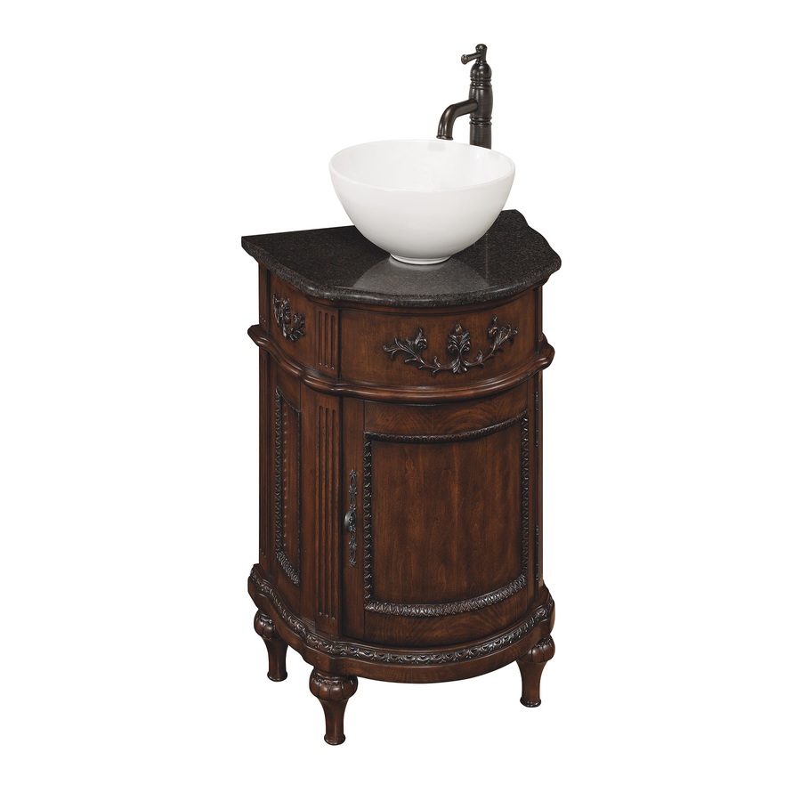 Shop Style Selections Vinton Sienna Vessel Single Sink Bathroom Vanity 