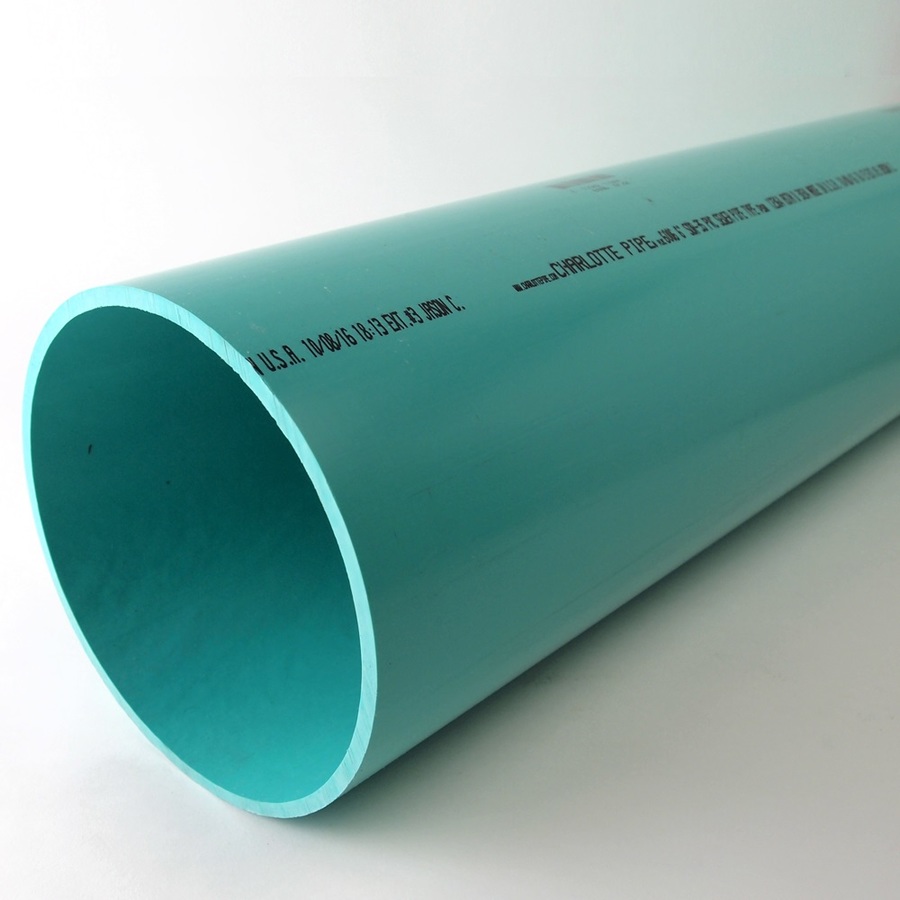 Shop Charlotte Pipe 6-in x 2-ft Solid PVC Sewer Drain Pipe at Lowes.com