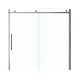 UPC 623163613933 product image for MAAX Halo 59-in W x 59-in H Polished Chrome Frameless Bathtub Door | upcitemdb.com