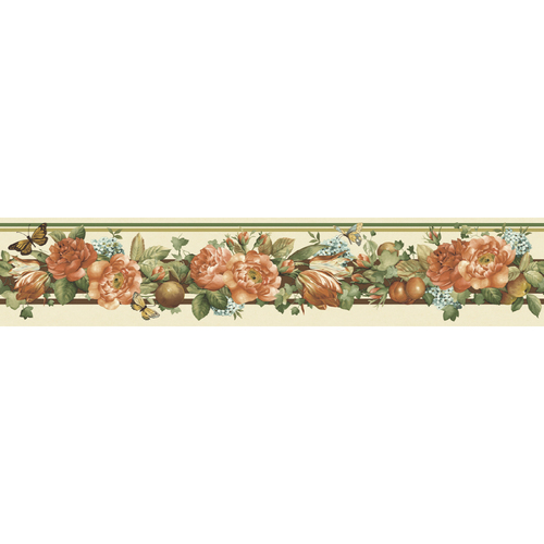 floral wallpaper border. Sunworthy Floral amp; Fruit Trail Wallpaper Border$18$18