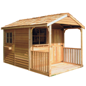 Lowes CedarShed Wood Cabana &amp; Clubhouse Storage Building Sheds 