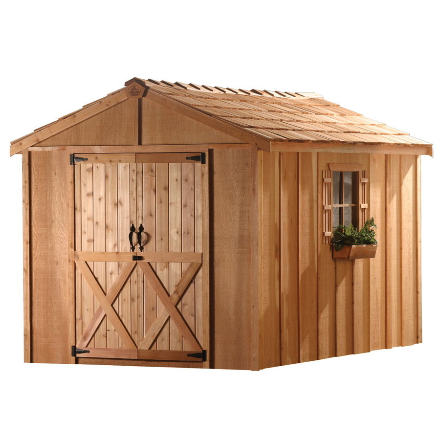 Shop Cedarshed 9' x 12' x 9' Wood Storage Shed at Lowes.com