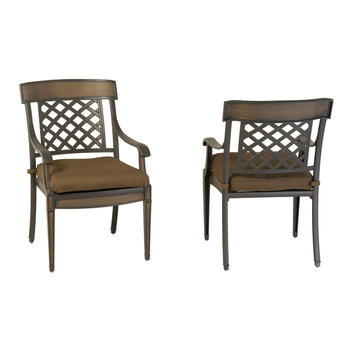 Garden Treasures Herrington Bronze Aluminum Patio Dining Table Chairs