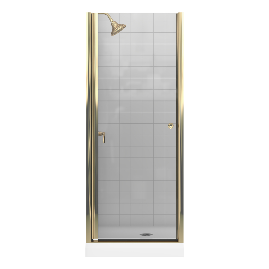 Shop KOHLER 28-3/4-in to 30-1/4-in Frameless Pivot Shower Door at 