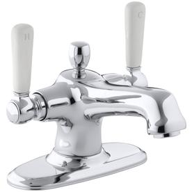 UPC 650531227690 product image for KOHLER Bancroft Polished Chrome 2-Handle Single Hole WaterSense Bathroom Sink Fa | upcitemdb.com