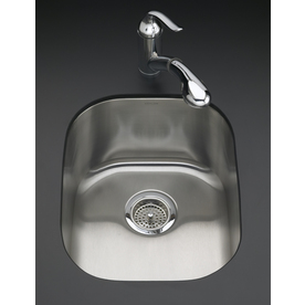 UPC 650531252616 product image for KOHLER Undertone 18-Gauge Single-Basin Undermount Stainless Steel Kitchen Sink | upcitemdb.com