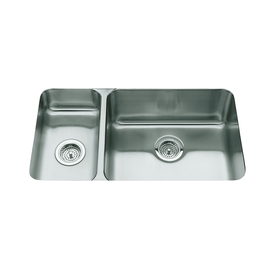 UPC 650531269294 product image for KOHLER Undertone 18-Gauge Double-Basin Undermount Stainless Steel Kitchen Sink | upcitemdb.com