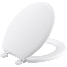 UPC 650531309594 product image for KOHLER Ridgewood White Wood Round Toilet Seat | upcitemdb.com