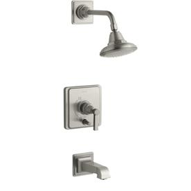 UPC 650531350480 product image for KOHLER Pinstripe Vibrant Brushed Nickel 1-Handle Bathtub and Shower Faucet Trim  | upcitemdb.com