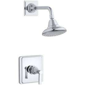 UPC 650531350602 product image for KOHLER Pinstripe Polished Chrome 1-Handle Shower Faucet Trim Kit with Single Fun | upcitemdb.com