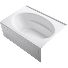 UPC 650531375025 product image for KOHLER Windward White Acrylic Oval in Rectangle Skirted Bathtub with Right-Hand  | upcitemdb.com