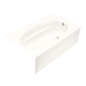 UPC 650531375827 product image for KOHLER Windward White Acrylic Oval in Rectangle Drop-In Bathtub with Right-Hand  | upcitemdb.com