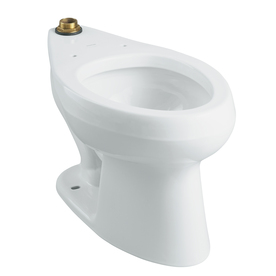 UPC 650531441430 product image for KOHLER Wellworth Standard Height White 10-in Rough-In Elongated Toilet Bowl | upcitemdb.com