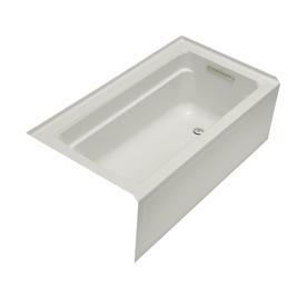 UPC 650531508171 product image for KOHLER Archer Ice Grey Acrylic Rectangular Alcove Bathtub with Right-Hand Drain  | upcitemdb.com