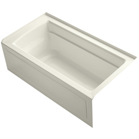 UPC 650531508188 product image for KOHLER Archer Biscuit Acrylic Rectangular Alcove Bathtub with Right-Hand Drain ( | upcitemdb.com