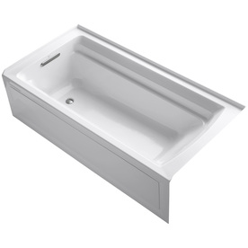 UPC 650531508331 product image for KOHLER Archer White Acrylic Rectangular Alcove Bathtub with Left-Hand Drain (Com | upcitemdb.com