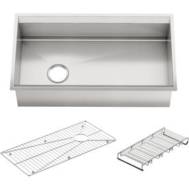 UPC 650531664068 product image for KOHLER 8 Degree 16-Gauge Single-Basin Undermount Stainless Steel Kitchen Sink | upcitemdb.com