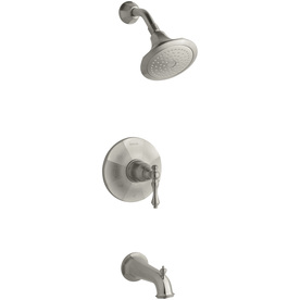 UPC 650531803030 product image for KOHLER Kelston Vibrant Brushed Nickel 1-Handle Bathtub and Shower Faucet Trim Ki | upcitemdb.com