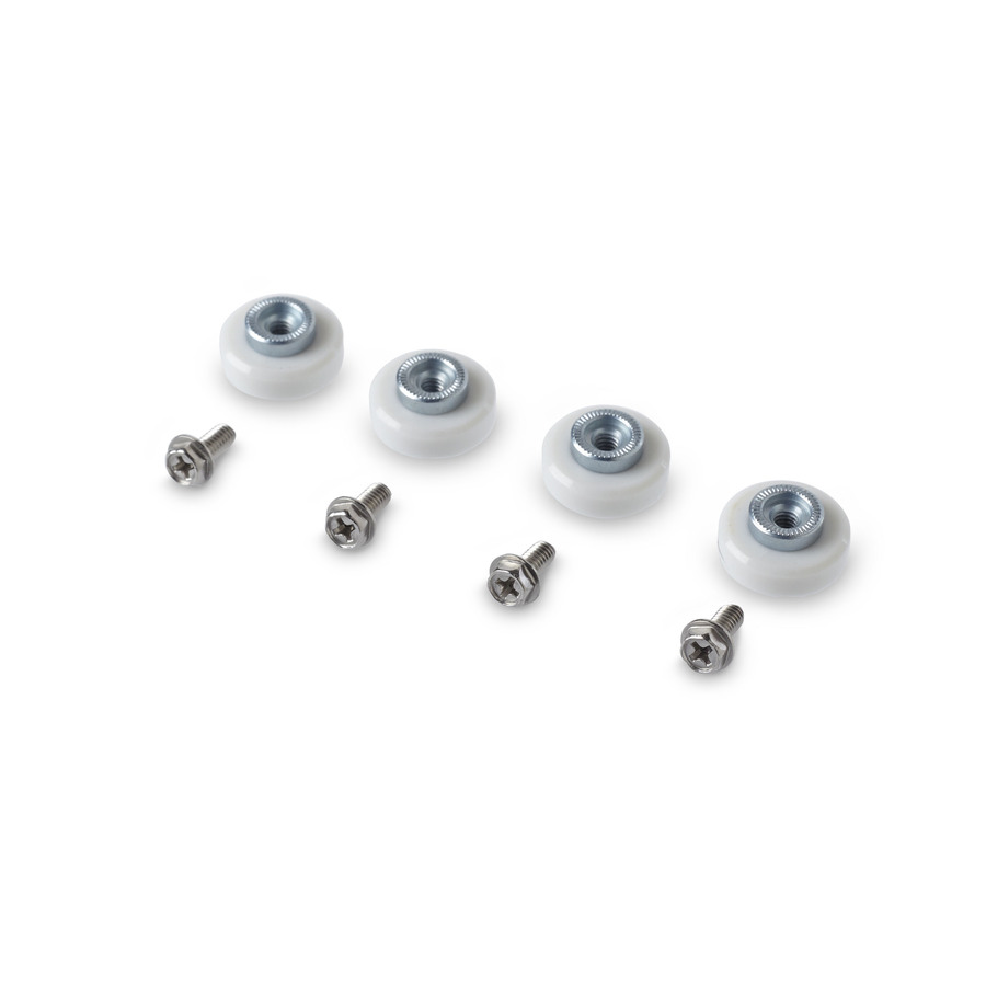 Sterling 4 Pack 3 4 In Flat Stainless Steel Ball Bearing Tub