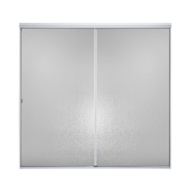 UPC 650531909619 product image for Sterling Standard 54-in to 59-in W x 56.4375-in H Silver Sliding Shower Door | upcitemdb.com