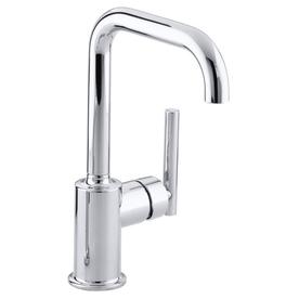 UPC 650531931788 product image for KOHLER Purist Polished Chrome 1-Handle High-Arc Kitchen Faucet | upcitemdb.com